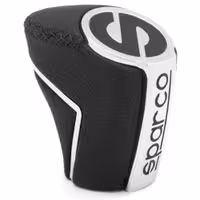 Πόμολο Ταχυτήτων SPARCO Black Leather - Aluminium