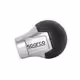 Πόμολο Ταχυτήτων SPARCO Roma Aluminium / Δέρμα (Μαύρο)