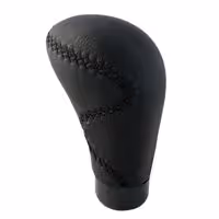 Πόμολο Ταχυτήτων Onyx Δερμάτινο Black Stitch (Μαύρο)