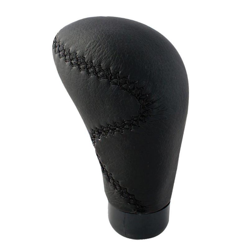 Πόμολο Ταχυτήτων Onyx Δερμάτινο Black Stitch (Μαύρο)