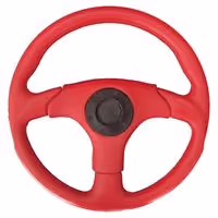 Τιμόνι JET XTREEM (34cm/Κόκκινο - Μαύρο)