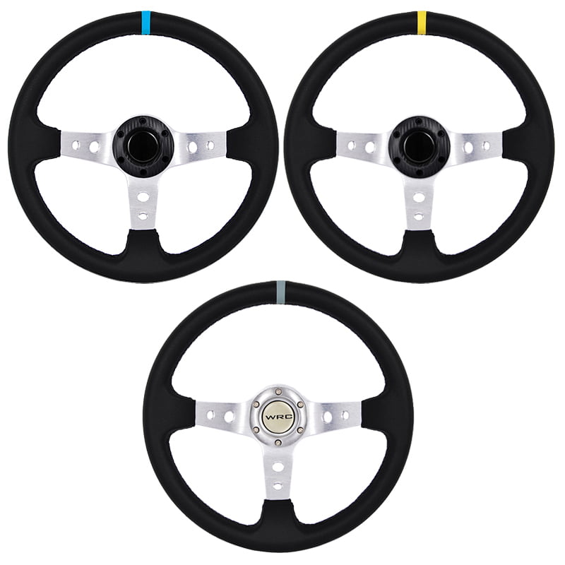 Τιμόνι Βαθύ Autoline Spy (35cm / Κόκκινο)