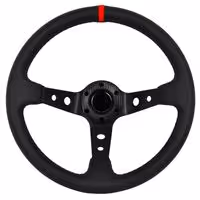 Τιμόνι Βαθύ Autoline Spy Dark (35cm / Κόκκινο)