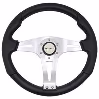 Τιμόνι WRC (Μαύρο - Ασημί)