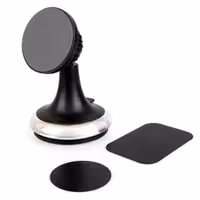 Amio - Μαγνητική Βάση Στήριξης Κινητού Corsico για τζάμι ή ταμπλό με ισχυρό μαγνήτη, βεντούζα με κλιπ ασφάλισης και ρυθμιζόμενη κλίση για σταθερή συγκράτηση συσκευών - 1 Τεμ. (02052/AM)