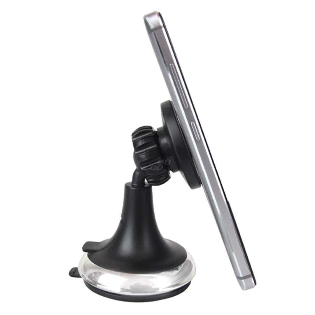 Amio - Μαγνητική Βάση Στήριξης Κινητού Corsico για τζάμι ή ταμπλό με ισχυρό μαγνήτη, βεντούζα με κλιπ ασφάλισης και ρυθμιζόμενη κλίση για σταθερή συγκράτηση συσκευών - 1 Τεμ. (02052/AM)