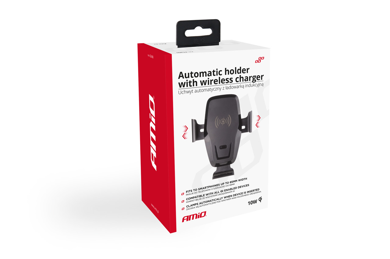 Amio - ΒΑΣΗ ΚΙΝΗΤΟΥ ΑΕΡΑΓΩΓΟΥ PHW-04 ΜΕ ΑΣΥΡΜΑΤΟ ΦΟΡΤΙΣΤΗ ΓΙΑ ΚΙΝΗΤΑ ΜΕ ΕΠΑΓΩΓΙΚΗ ΦΟΡΤΙΣΗ - 1 τεμ. (02480/AM)