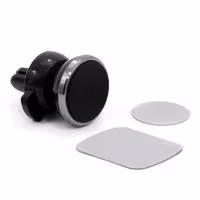 Amio - Βάση Κινητού Μαγνητική HOLD-02 Διαμέτρου 3.5cm για Αεραγωγό - Σταθερό Κράτημα & Άμεση Πρόσβαση - 1 Τεμ. (01704/AM)