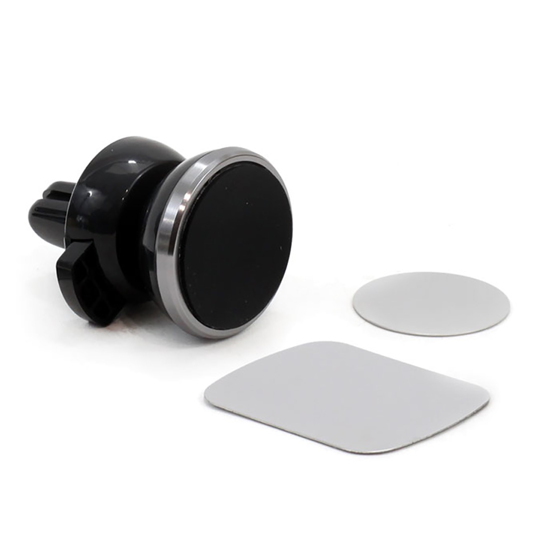 Amio - Βάση Κινητού Μαγνητική HOLD-02 Διαμέτρου 3.5cm για Αεραγωγό - Σταθερό Κράτημα & Άμεση Πρόσβαση - 1 Τεμ. (01704/AM)