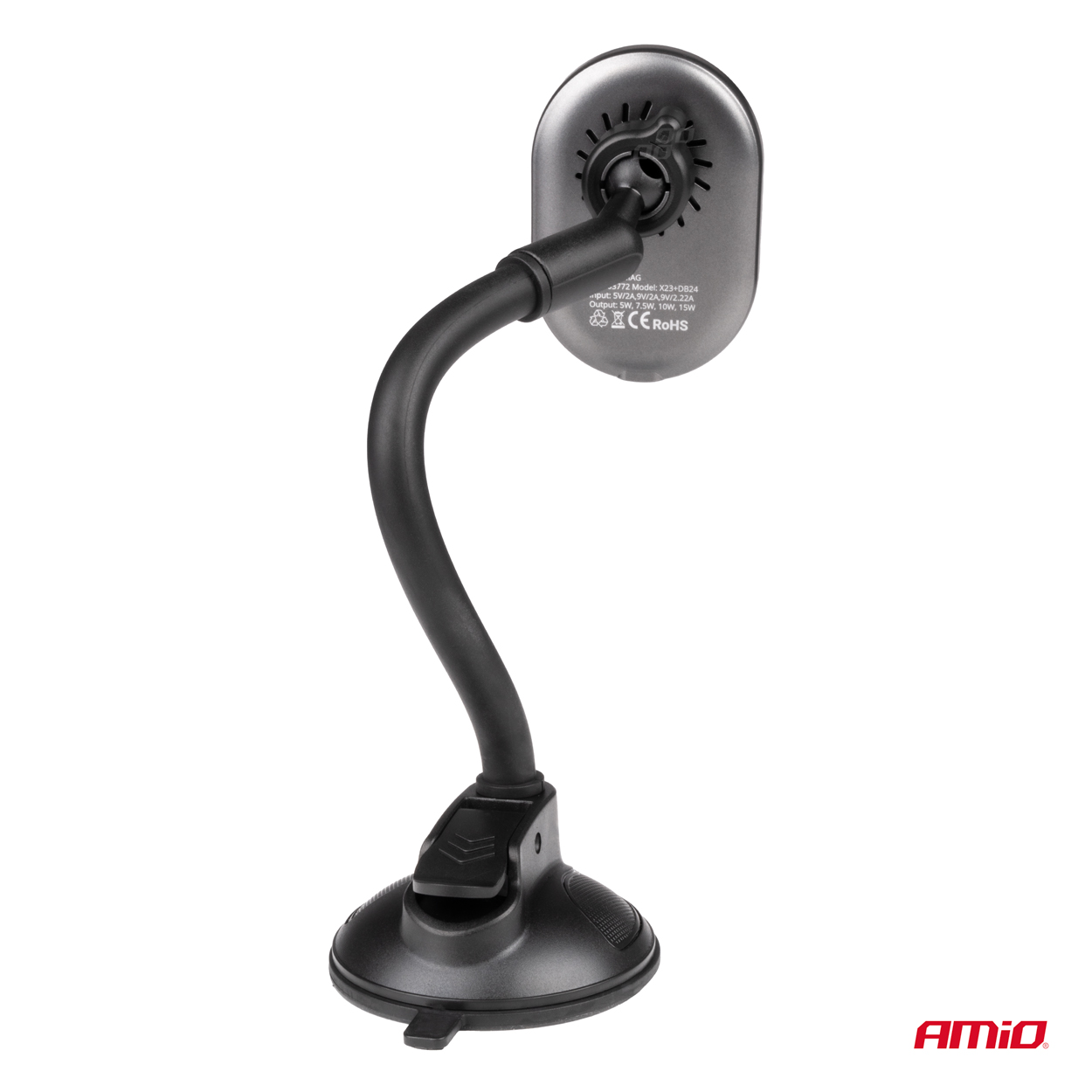 Amio - ΒΑΣΗ ΣΤΗΡΙΞΗΣ ΚΙΝΗΤΟΥ ΓΙΑ ΤΖΑΜΙ/ΤΑΜΠΛΟ ΜΑΓΝΗΤΙΚΗ ΜΕ ΑΣΥΡΜΑΤΗ ΦΟΡΤΙΣΗ QUICK CHARGE 2A MAX15W MY MAG - 1 Τεμ. (03772/AM)
