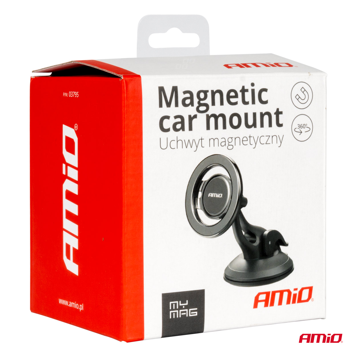Amio - ΒΑΣΗ ΣΤΗΡΙΞΗΣ ΚΙΝΗΤΟΥ ΓΙΑ ΤΖΑΜΙ/ΤΑΜΠΛΟ ΜΑΓΝΗΤΙΚΗ ΜΕ ΒΕΝΤΟΥΖΑ MY MAG - 1 Τεμ. (03795/AM)