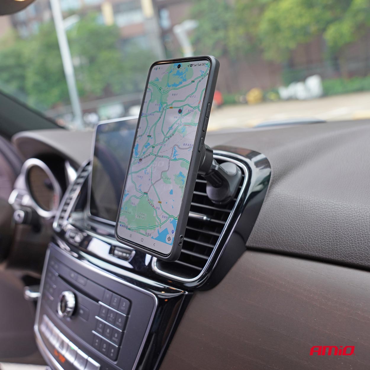 Amio - ΒΑΣΗ ΣΤΗΡΙΞΗΣ ΚΙΝΗΤΟΥ ΜΑΓΝΗΤΙΚΗ ΓΙΑ ΑΕΡΑΓΩΓΟ 360° - 1 τεμ. (04141/AM)