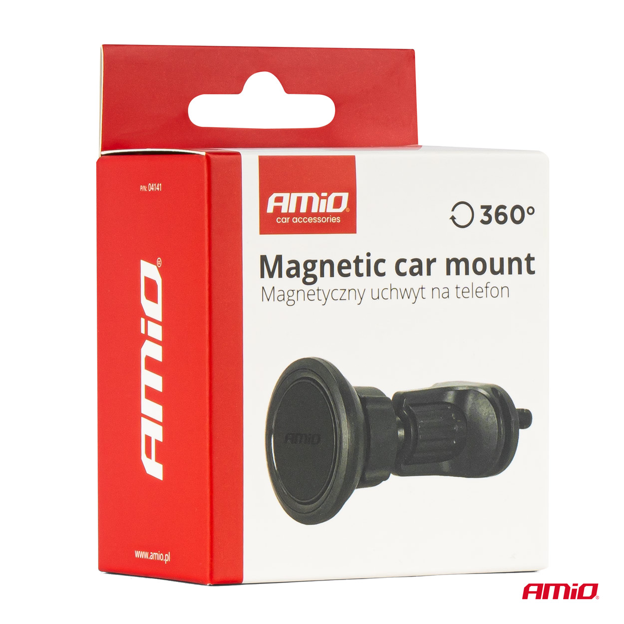 Amio - ΒΑΣΗ ΣΤΗΡΙΞΗΣ ΚΙΝΗΤΟΥ ΜΑΓΝΗΤΙΚΗ ΓΙΑ ΑΕΡΑΓΩΓΟ 360° - 1 τεμ. (04141/AM)