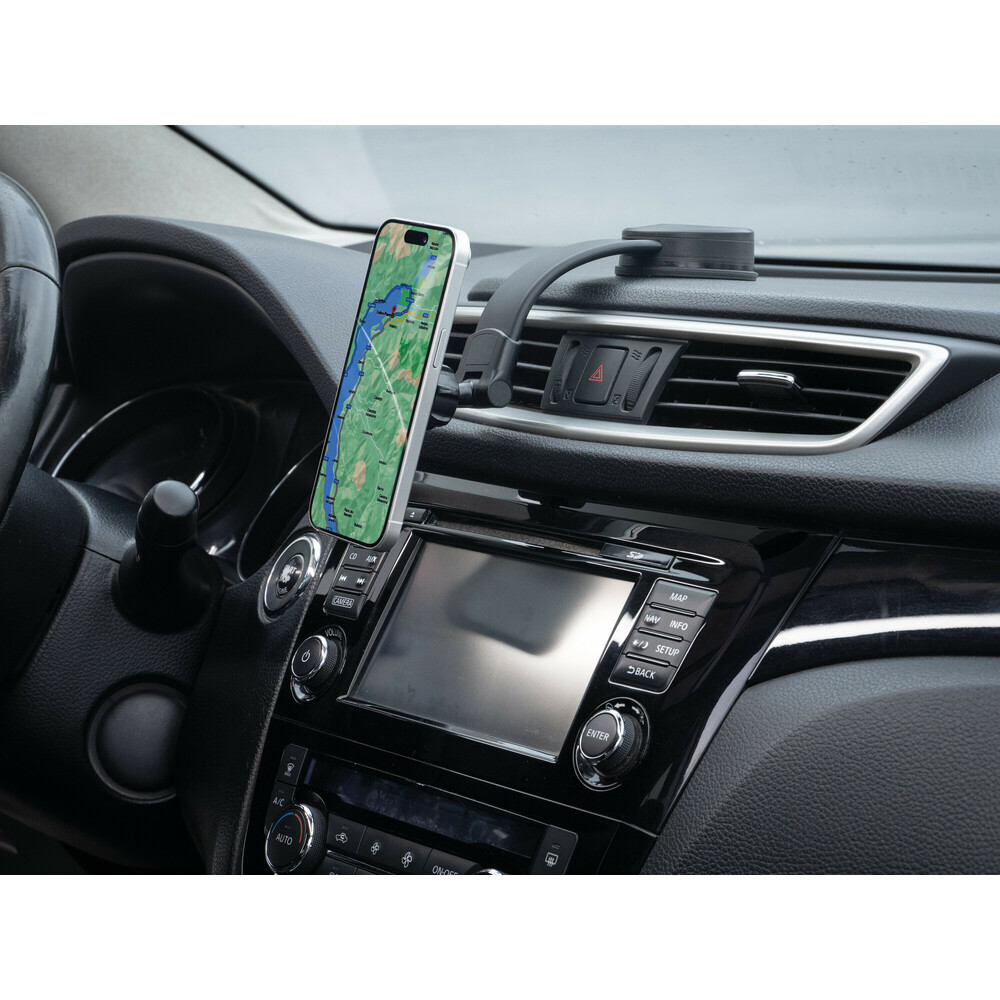 ΒΑΣΗ ΣΤΗΡΙΞΗΣ ΚΙΝΗΤΟΥ ΓΙΑ ΤΑΜΠΛΟ/TZAMI  ΜΕ ΕΥΚΑΜΠΤΟ ΒΡΑΧΙΟΝΑ 13CM  ΜΑΓΝΗΤΙΚΗ MAGNETO DASH 1ΤΕΜ.