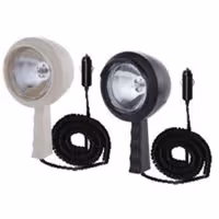 Στρογγυλός Προβολέας Χειρός AOYA Hand Search LT145B (Μαύρο / 13cm x 10.7cm x 23cm)