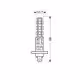 Λάμπα LAMPA H1 Hyper-LED39 13smd (24/28V - P14,5s)