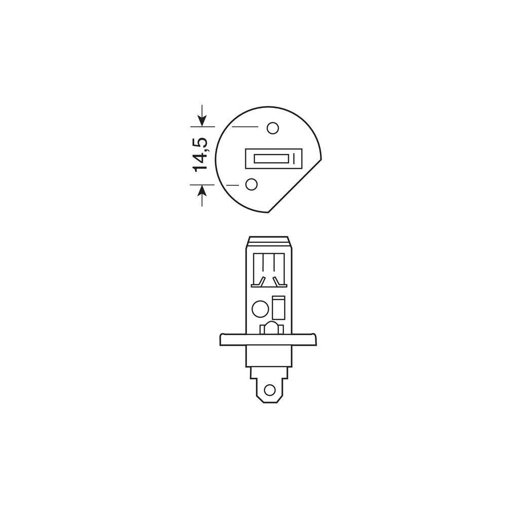 Λάμπα LAMPA H1 (12V 100W - P14.5s)