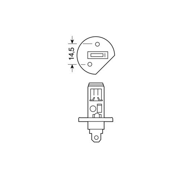 Λάμπα LAMPA H1 (12V 55W - P14.5s)