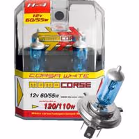 Λάμπα H4 60/55W 4000K Super White 2τμχ Momo