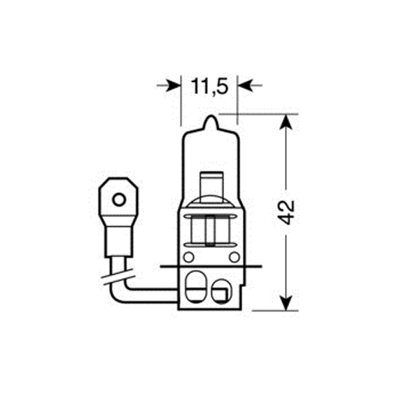 Λάμπα LAMPA H3 (12V 100W - PK22s)