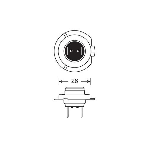 Λάμπα LAMPA Xenon-Ultra H7 (12V 55W - PX26d - +90%)