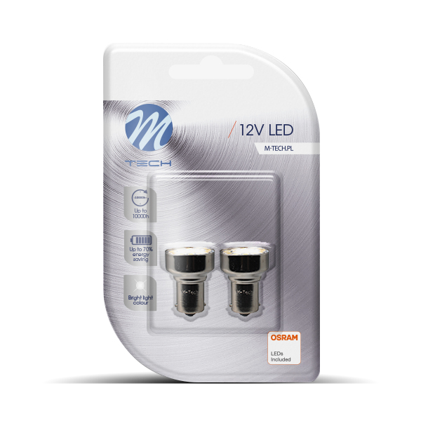 Λάμπα M-TECH LED P21W (12V 21W)