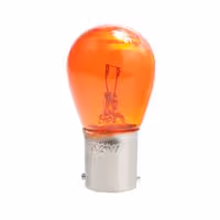 Λάμπα M-TECH P21W BA15s Μονοπολική (12V 21W/Πορτοκαλί/Ίσια)