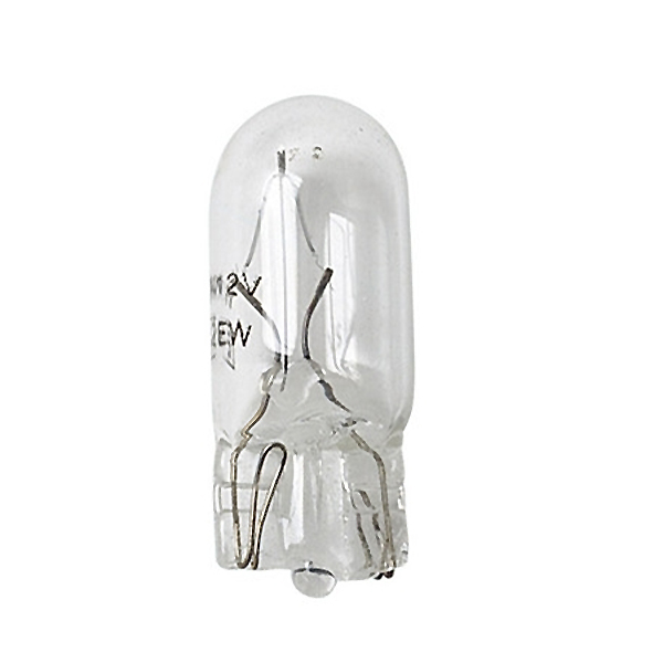 Λάμπα T-10 Χωρίς Κάλυκα 12V 5W / Λευκή (1 τεμάχιο)