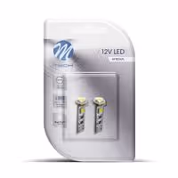 Λάμπα T10 LED 3smd Χωρίς Κάλυκα (Λευκό/Canbus/12V)
