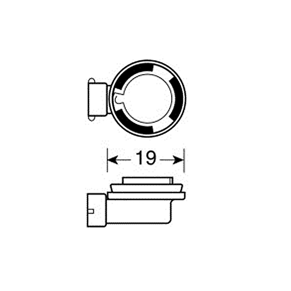 Λάμπες PILOT BLU-XE H11 (12V 55W - PGJ19-2)