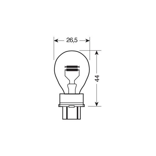 Λάμπες LAMPA P27/7W (12V 27/7W)