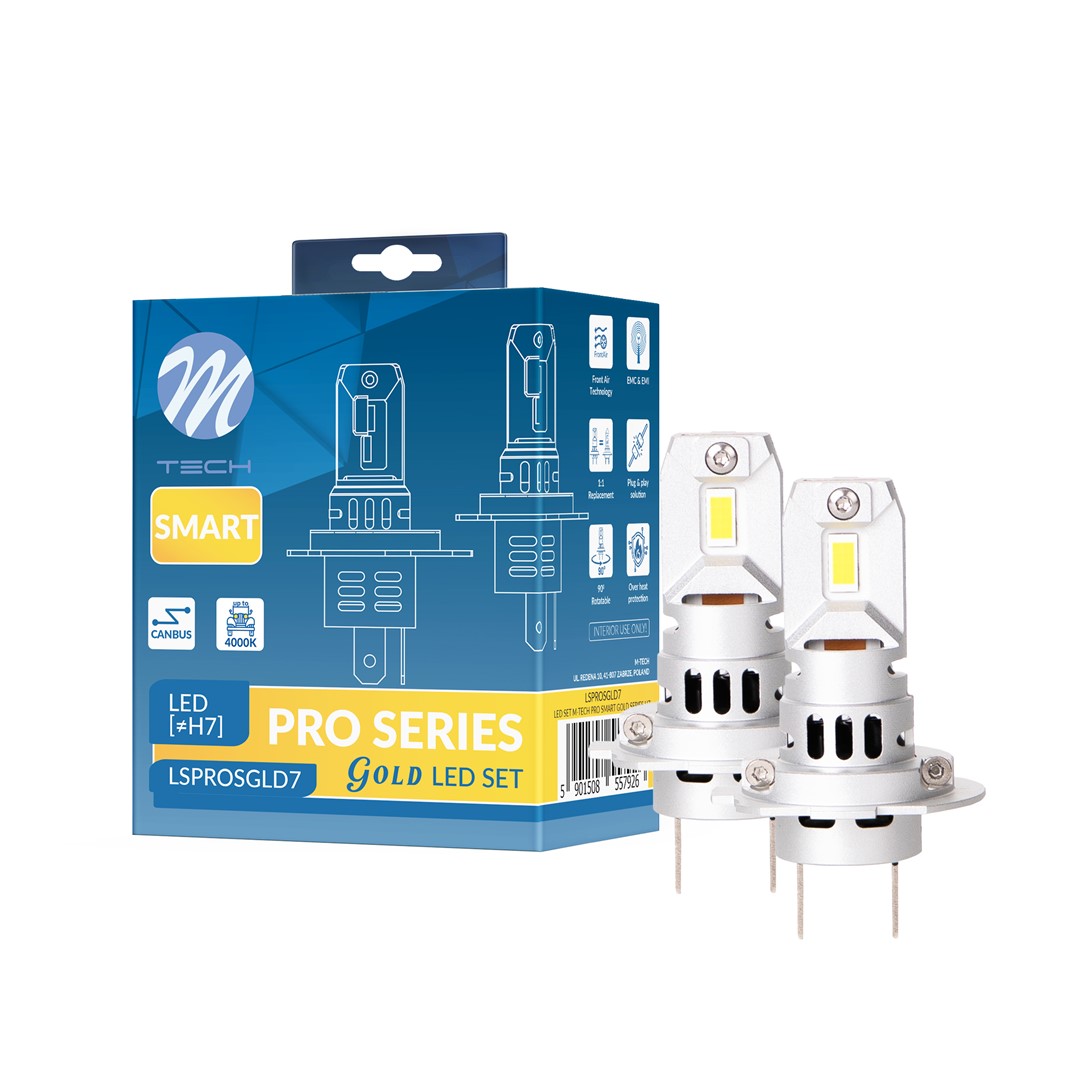 ΛΑΜΠEΣ LED H7 12V 4000K 48W 4800lm LED CANBUS CSP5730 PRO SMART SERIES