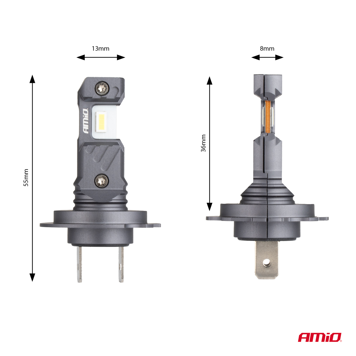 ΛΑΜΠΕΣ LED H7/Η18 12V 60W 6.000K 5.600lm +400% LED CAN-BUS HYBRID SERIES
