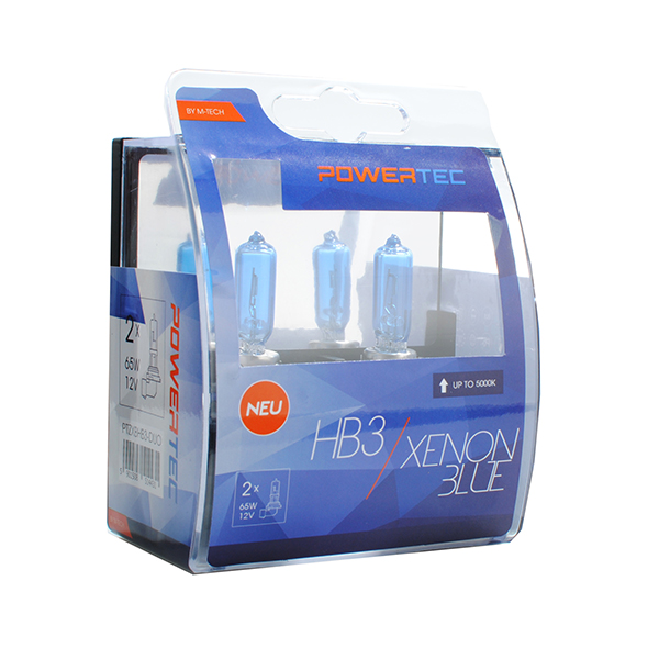 Λάμπες POWERTEC Xenon Blue HB3 9005 (12V 65W - P20d)