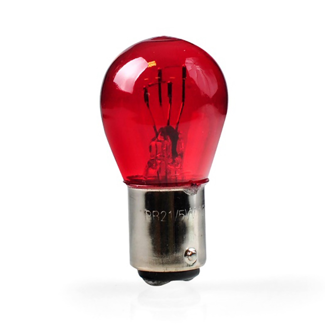Λάμπες M-TECH PR21/5W BAW15s 12V 21/5W / Κόκκινο / Λωξή (10 τεμάχια)