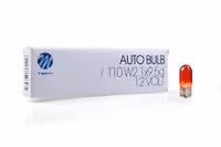 Λάμπες M-TECH T10 Χωρίς Κάλυκα 12V 5W Πορτοκαλί (10 τεμάχια)