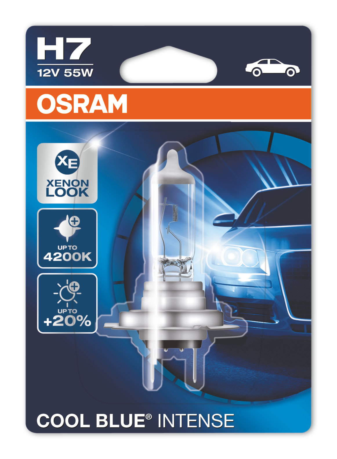 Λάμπες OSRAM Cool Blue H7 (12V 55W - PX26d)