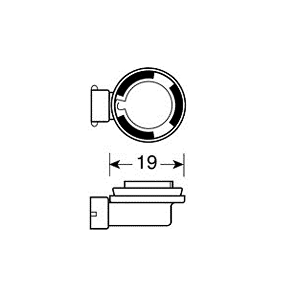 Λάμπες PILOT BLU-XE H8 (12V 35W - PGJ19-1)