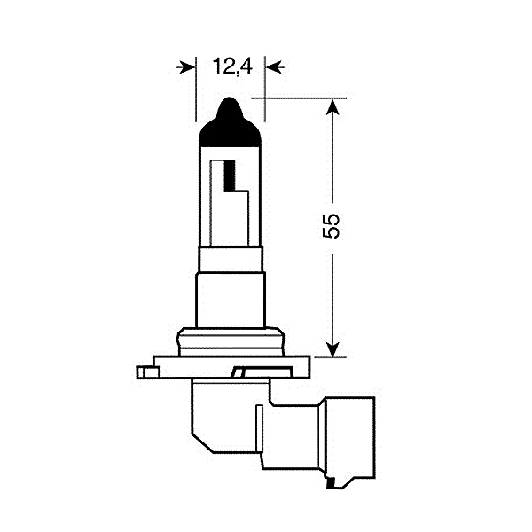Λάμπες PILOT BLU-XE HB4 9006 (12V 55W - P22d)