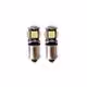 Λάμπες AUTOLINE T10 LED 5smd Με Κάλυκα (Διπολική/Canbus/12V)