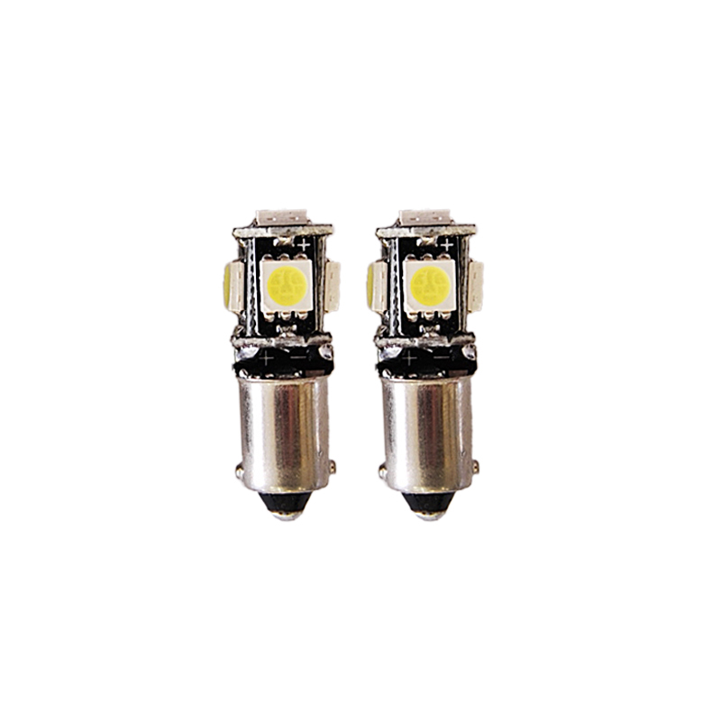 Λάμπες AUTOLINE T10 LED 5smd Με Κάλυκα (Διπολική/Canbus/12V)