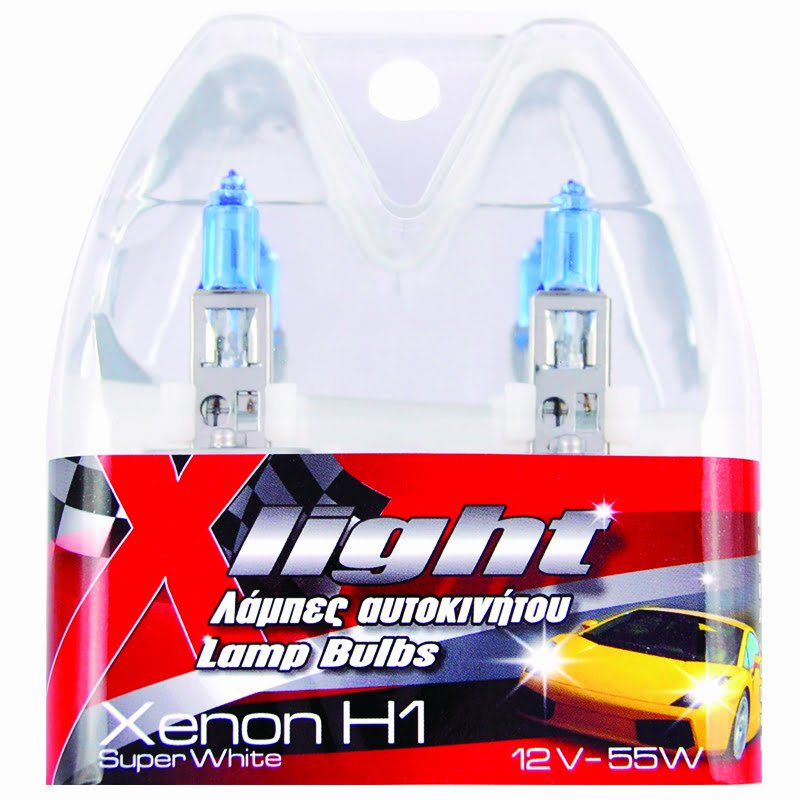ΛΑΜΠΕΣ XENON H1 55W ΖΕΥΓΑΡΙ (X-LIGHT)