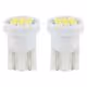 Amio - Λαμπάκια LED 3SMD 7020 τύπου T10 βάση W5W W2.1x9.5d τάση λειτουργίας 12V απόδοσης 0.4W χρώμα λευκό για Επιβατικά Αυτοκίνητα - 2 τεμ. (01096/AM)