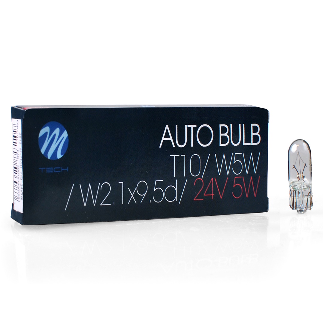 T10 W5W 24V 5W W2,1x9,5d (ΚΑΡΦΩΤΟ ΑΚΑΛΥΚΟ) STANDARD ΑΛΟΓΟΝΟΥ