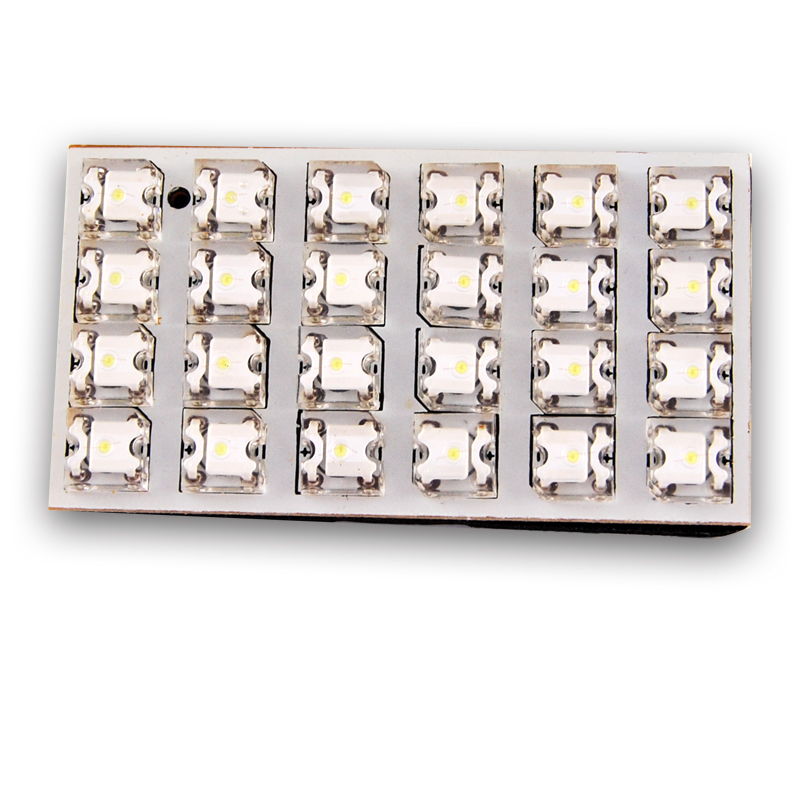 Λάμπα Πλαφονιέρας με 24 LED (35mm x 65mm/Λευκό)