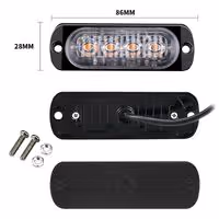 Φώς Όγκου Φορτηγού Autoline LED (Κόκκινο - Μπλε)