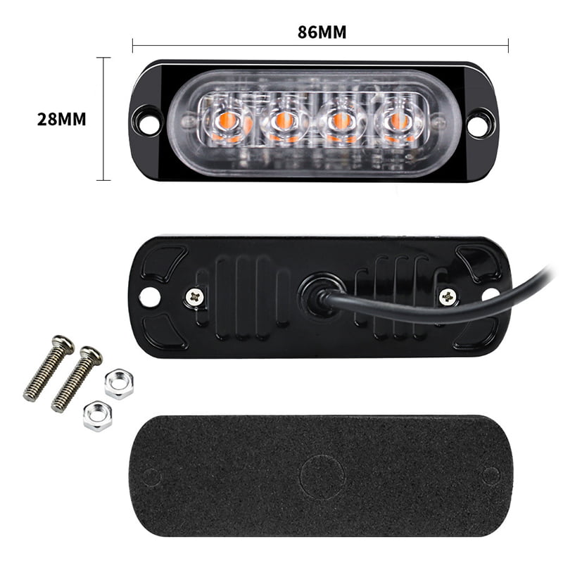Φώς Όγκου Φορτηγού Autoline LED (Λευκό - Πορτοκαλί)