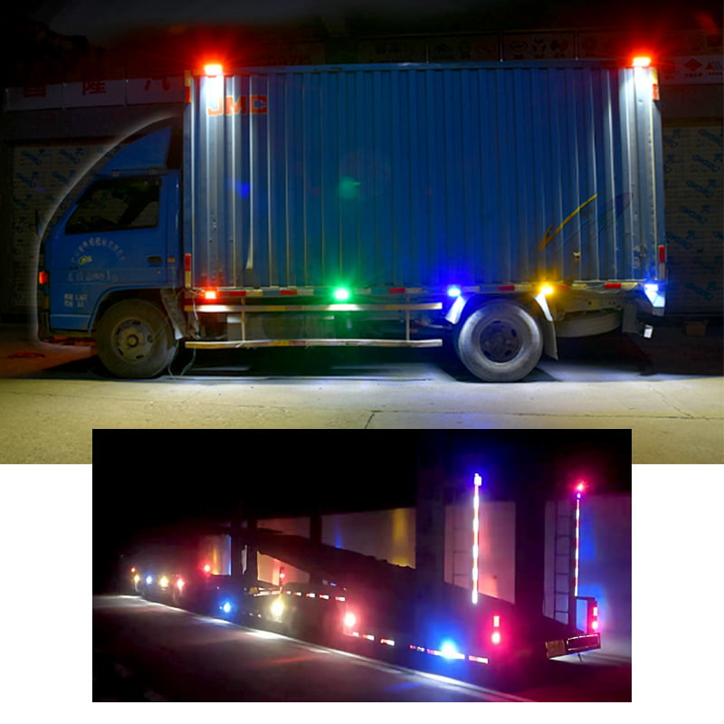 Φώς Όγκου Φορτηγού Autoline LED (Λευκό - Πορτοκαλί)