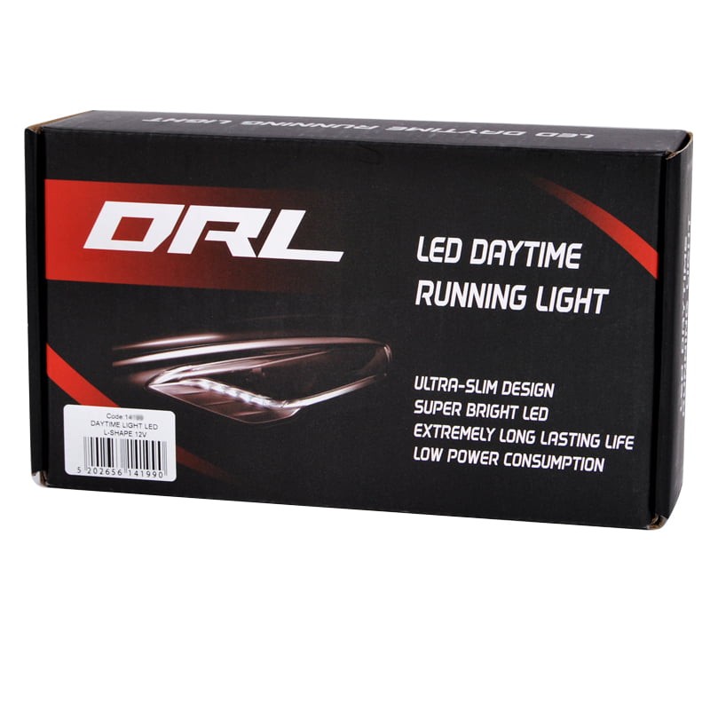 Φώτα Ημέρας LED L-SHAPE (12V)