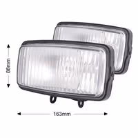 Παραλληλόγραμμοι Προβολείς Αλογόνου DLAA (H3 12V 55W)